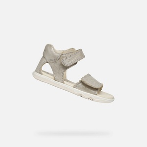 Geox Бежови момичешки barefoot сандали Geox Sandal Steppieup Geox | Bezhov | Момичешки | 24 - zoot - 88,72 лв