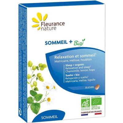 Fleurance Nature Sommeil Bio Билкова формула за сън, 60 таблетки, Fleurance Nature (193115 (59311) FN)