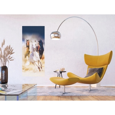 AG Design FTNV-2953 vliesová fototapeta Koňské dostihy, rozměry 202 x 90 cm