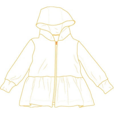 Elektronický střih / PDF dětské mikino-šaty Daria-110-128 – Zbozi.Blesk.cz