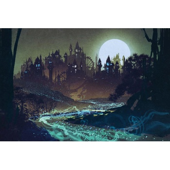 DIMEX ART s. r. o Флизелинов фототапет мистериозна река 375 x 250 см