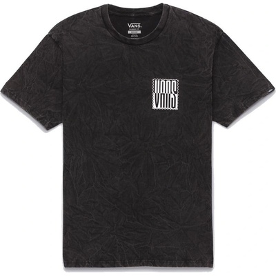 Vans STACKED TIE DYE LOGO SS TEE Black