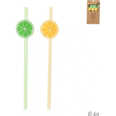 LIMEPOP Nápojové brčko opakované použití 6 ks