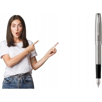 Parker 1502/5131509 Royal Sonnet Stainless Steel CT plnicí pero