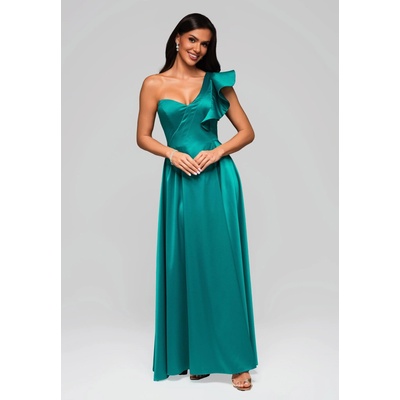 Edoti Evening dress LA-OM-DL tyrkysová