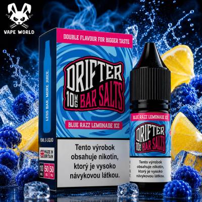 Juice Sauz Drifter Bar Salts Blue Razz Lemonade Ice 10 ml 10 mg