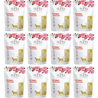 4VETS Natural Urinary Non-struvite 12 x 85 g