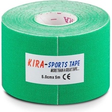 Kira Sports Tape kinezio tejp zelená 5cm x 5m