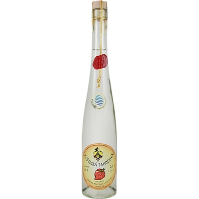 Koštická Jahodová pálenka 42% geist 0,5 l (holá láhev)