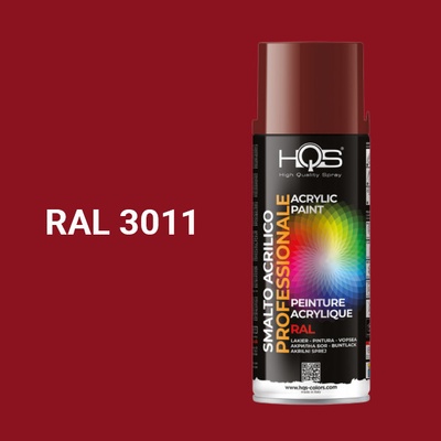 HQS akrylová farba v spreji 400 ml RAL 3011 lesklá