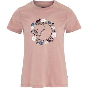 Fjällräven Дамска тениска Fjällräven Women's Fjällblomster Fox T-Shirt - Chalk Rose (916-6337-0112)