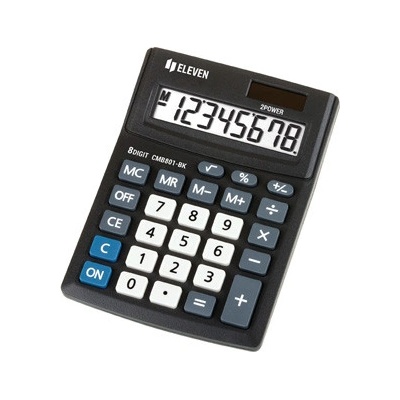Eleven kalkulačka CMB801BK, černá, stolní, osmimístná