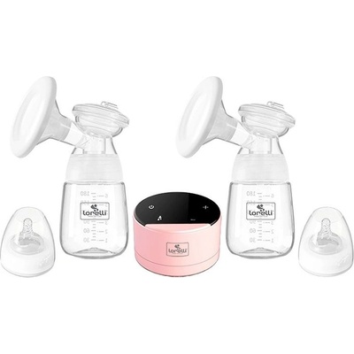 Lorelli Двойна електрическа помпа за кърма Lorelli - Daily Comfort, Pink & Black (10220590004)