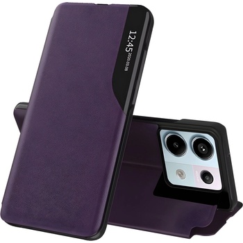 Techsuit Elegantен книжен калъф View Case за Xiaomi Redmi Note 13 Pro 5G/Poco X6 - Лилав KP36657 (36657)