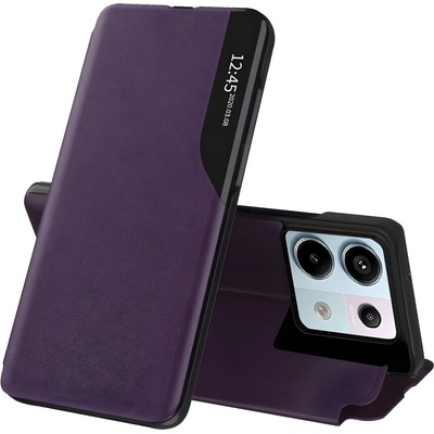 Techsuit Elegantен книжен калъф View Case за Xiaomi Redmi Note 13 Pro 5G/Poco X6 - Лилав KP36657 (36657)