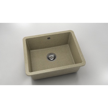 Image 1 of FAT Мивка за долно вграждане Vanguard 221, Granicite, 134 Sahara, с включен сифон