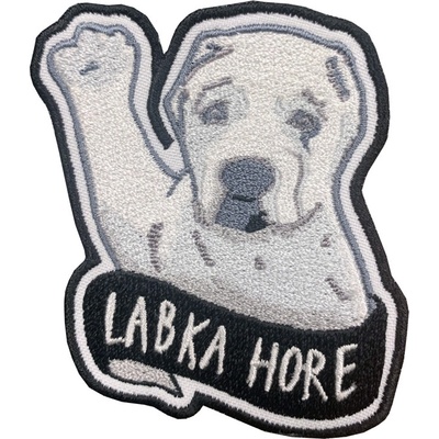 Textilná nášivka Labka Hore - Igor