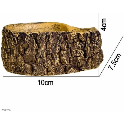 Terrario Bark Bowl 10 x 7,5 x 4 cm