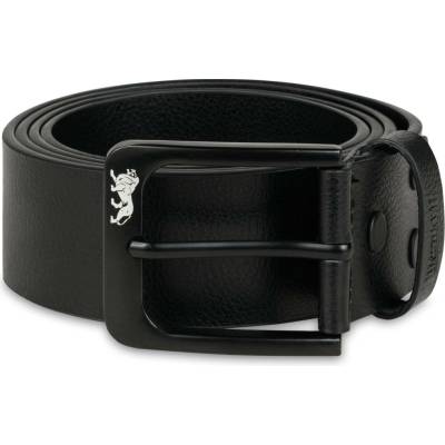 Lonsdale Unisex leather belt černá