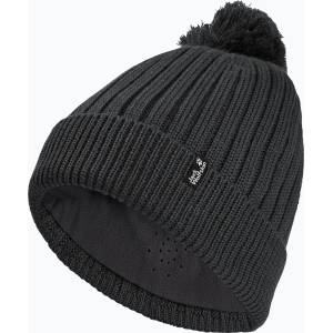 Jack Wolfskin Зимна шапка Jack Wolfskin Pom Pom Beanie phantom