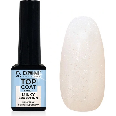 Expa nails expanails Uv Led gel top coat effect milky sparkling 5 ml