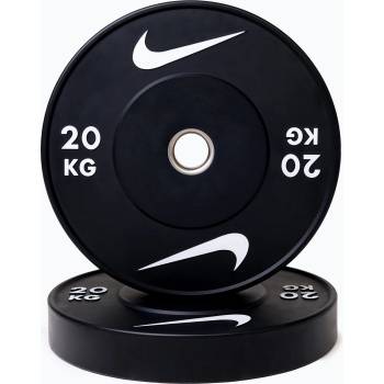 Nike strength Бъмпер тежести Nike Strength Rubber Bumper Plates 20 kg black/white