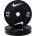 Nike strength Бъмпер тежести Nike Strength Rubber Bumper Plates 20 kg black/white