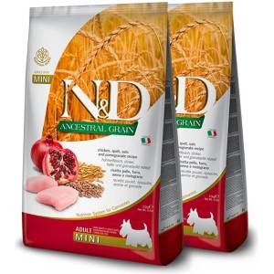 FARMINA N&D куче LG ADULT MINI Пиле & Нар 2 x 7 кг