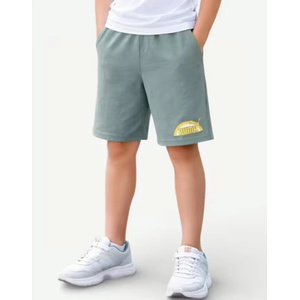 PUMA Essentials+ Street Art Shorts Green - magazinko