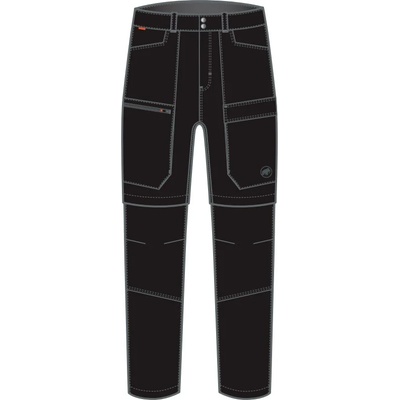 MAMMUT Мъжки панталон със свалящи крачоли Mammut Zinal Hybrid Zip Off Pants Zip-off trousers - Black - размер 46 (010-1426-0112)