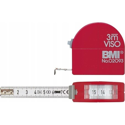 BMI Svinovací metr 3 m x 16 mm s kružítkem
