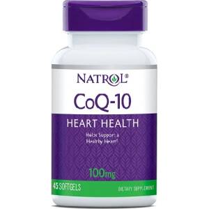 Natrol CoQ-10 100mg Heart Health, 45 Softgels