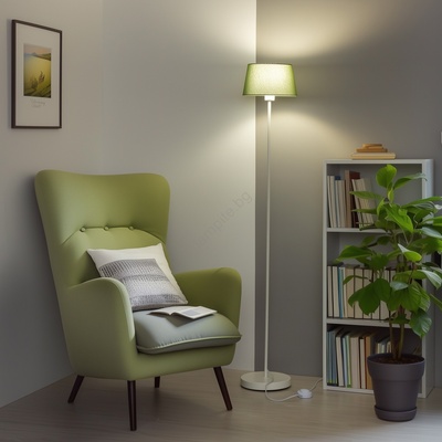 Brilagi - LED подова лампа CERIA 1xE27/40W/230V диам. 25 см зелена/бяла (BG2909)