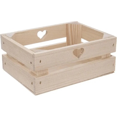 ORION Dekorativní bedýnka Industrial srdce 20 x 14,5 x 8 cm – Zboží Dáma