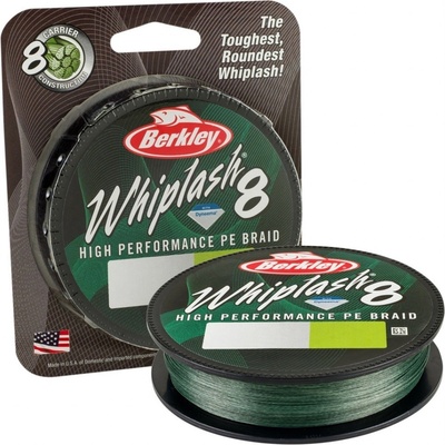 Berkley Whiplash 8 šňůra Green Dyneema 300m 0,25mm – Zboží Mobilmania