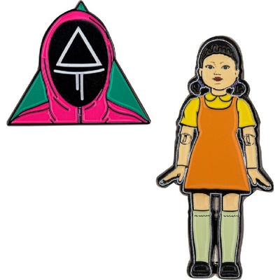 Squid Game Pins 2-Pack Young-hee & Soldier, CR3243