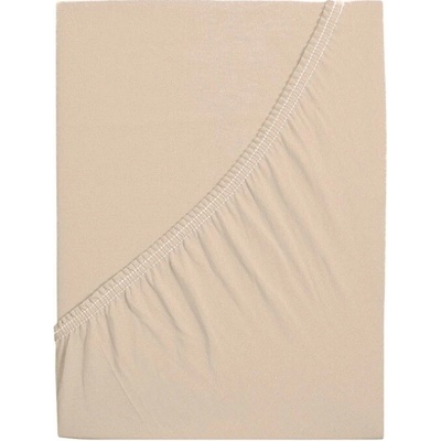 B.E.S. Petrovice Prostěradlo Jersey bavlna Ideal hnědá káva 180x200