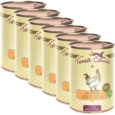 Terra Canis Chicken with tomato amaranth & basil 6 x 400 g