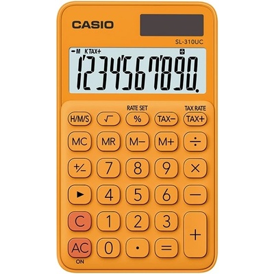 Casio Калкулатор джобен casio sl 310 uc 10 цифри оранжев 45013247 (45013247)