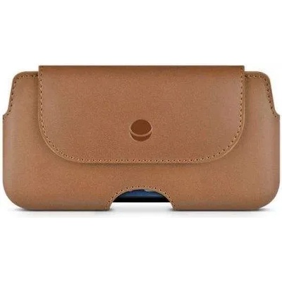 Beyzacases Hook Case - кожен калъф с щипка за колан за iPhone 6 Plus, iPhone 6S Plus, Galaxy Note 2, 3, 4, A7, Mega 5.8, LG G3, G4, HTC M8, M9, Sony Xperia Z3, Z4 и други (кафяв)