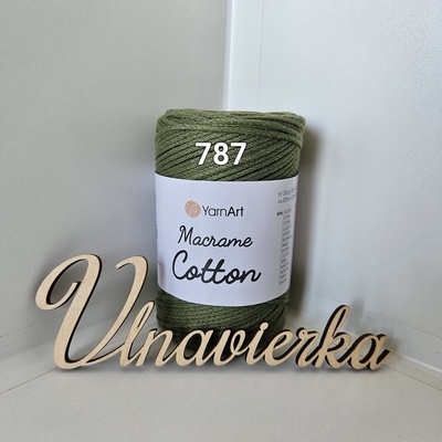 YarnArt Macrame Cotton 787 orechová 2mm
