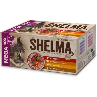 Shelma Mega Box mix 40 x bez obilnín 85 g