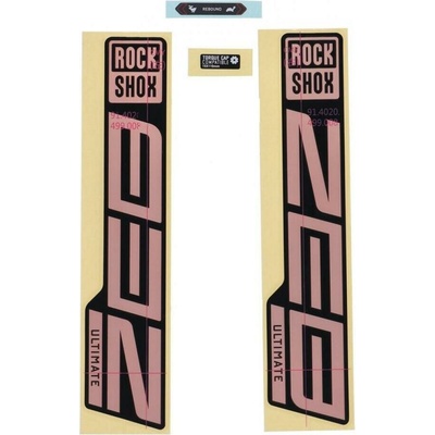 Rock Shox Decal pre Pike Ultimate 27,5"/29" 2021 matte copper foil/high gloss