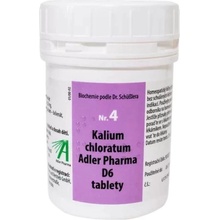 Adler Pharma Schüsslerovy soli Nr.4 Kalium chloratum D6 1000 tablet