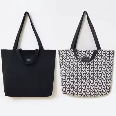 Obojstranná Taška Vanesa-Čierna/KP36501 Biela