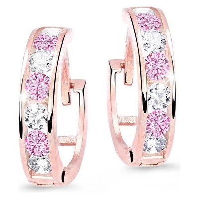 Cutie Jewellery dětské náušnice z růžového zlata C3345-80-X-4 růžová