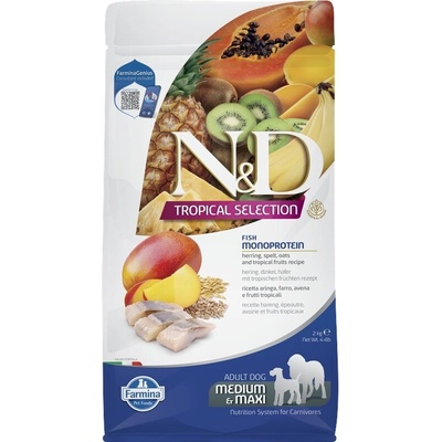 N&D dog Tropical Selection adult M/M herring 10 kg