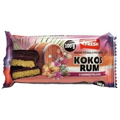 Fresh tyčinka sójová kokos-rum v horkej poleve 100 g