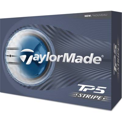 TaylorMade TP5 Stripe bílé 12 ks