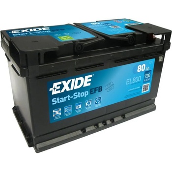 Image 1 of Exide Stop-Start EL800 80Ah 720A right+ (EL800)